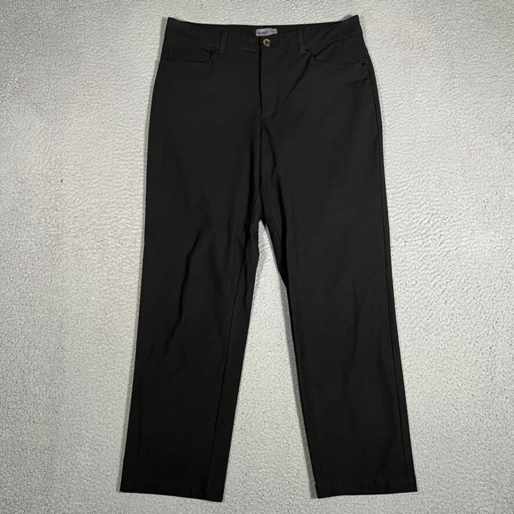 VRST Pants Mens 33x28 Black‎ Commuter Tech Slim Fit Casual Preppy Pockets Logo
